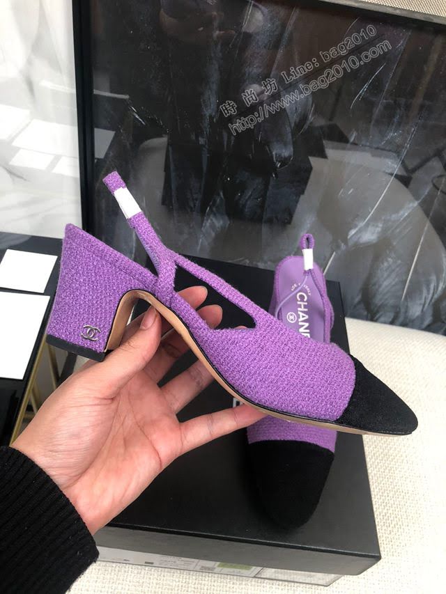 Chanel女鞋 香奈兒經典款涼鞋 Chanel高跟女款涼鞋  naq1182